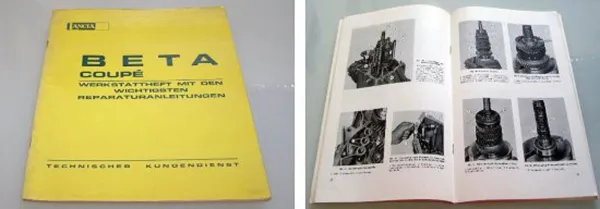 Lancia Beta Coupe Werkstatthandbuch Reparaturanleitung 1974