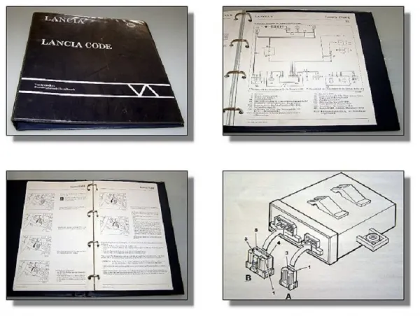 Lancia Code Werkstatthandbuch Motor Sperrsystem Kappa Delta Dedra Schaltplan
