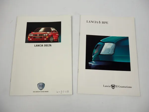 Lancia Delta HF HPE 2x Prospekt 1992/95