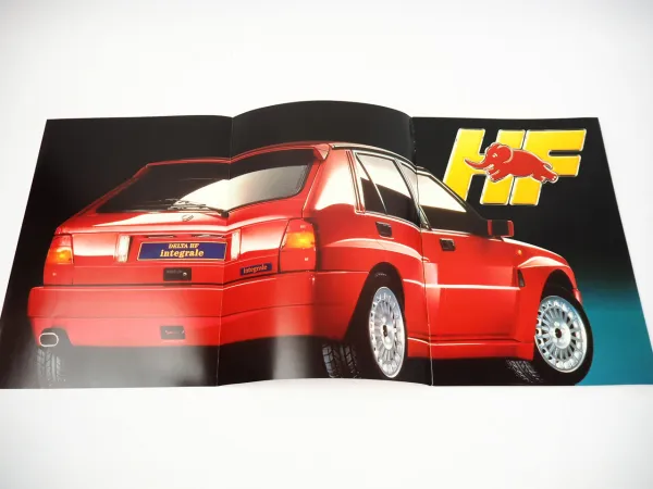 Lancia Delta HF HPE 2x Prospekt 1992/95