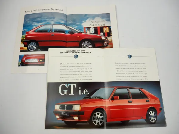 Lancia Delta HF HPE 2x Prospekt 1992/95