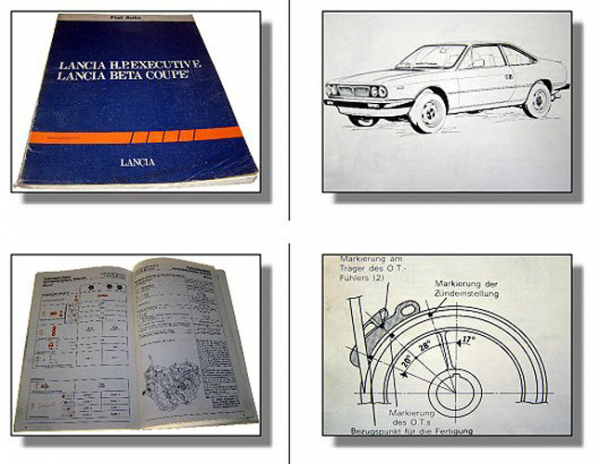 Lancia H.P. HP Executive Beta Coupe Werkstatthandbuch 1982