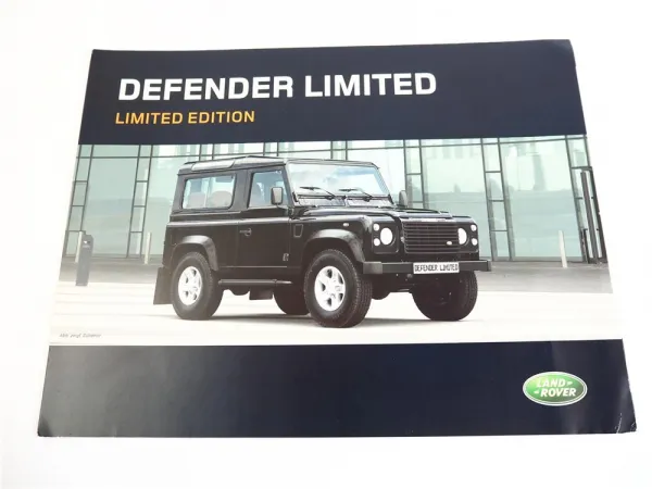 Land Rover Defender Limited Edition Sondermodell Prospekt 2005