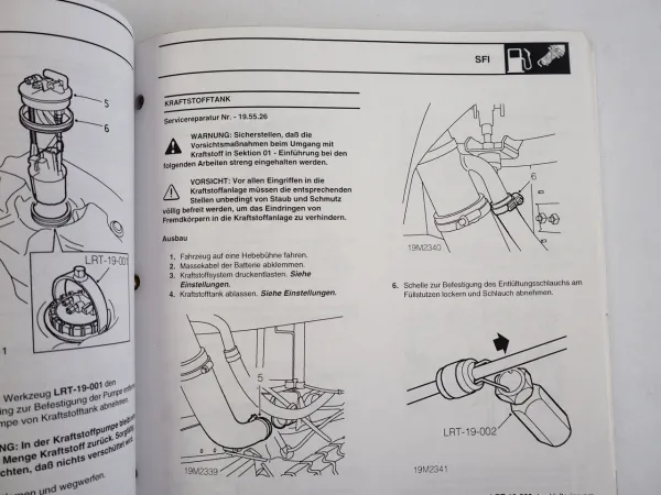 Land Rover Defender V8i Nachtrag zum Werkstatthandbuch 1998