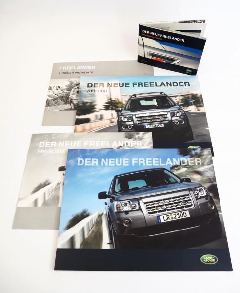 Land Rover Freelander 2 LF i6 Td4 Prospekt 2007 Preisliste und Zubehörkatalog