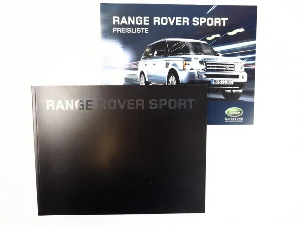 Land Rover Range Rover Sport L320 Prospekt 9/2008 Preisliste 2009