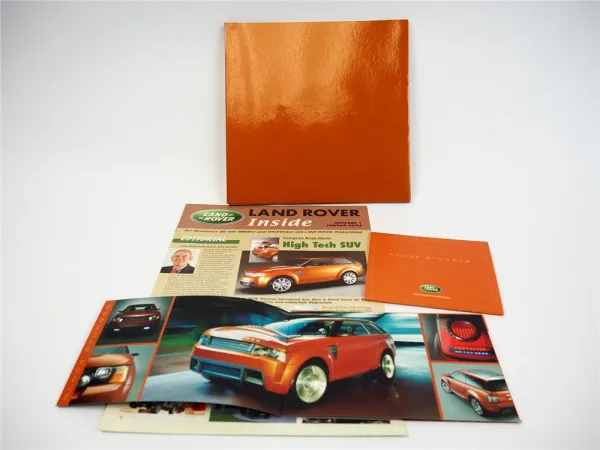 Land Rover Range Stormer Concept Car Prospekt CD Inside Newsletter 2004