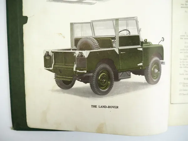 Land Rover Series I Spare Parts Catalogue Ersatzteilliste 1948 - 1953