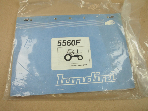 Landini 5560F Schlepper Ersatzteilliste 1989 Parts List Pieces Rechange Ricambio