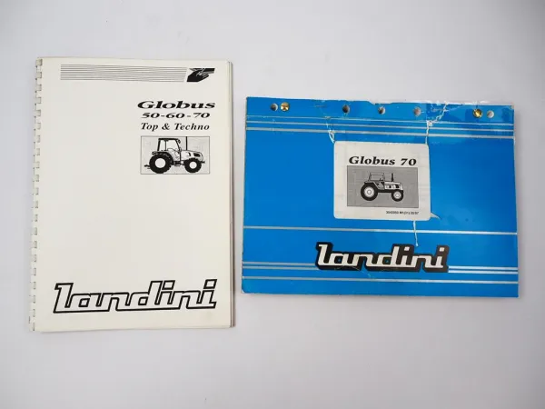 Landini Globus 70 Schlepper Betriebsanleitung Ersatzteilliste 1997
