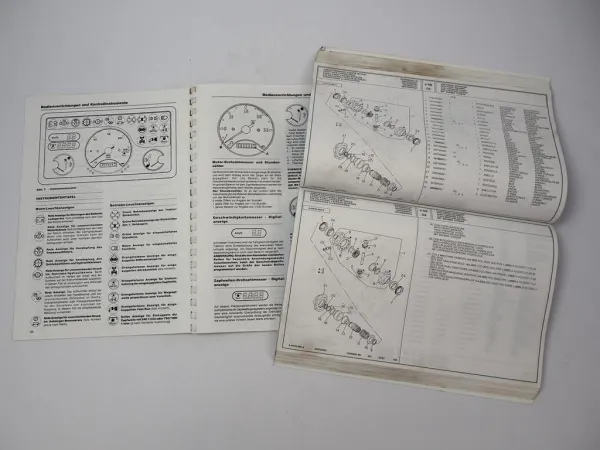Landini Globus 70 Schlepper Betriebsanleitung Ersatzteilliste 1997