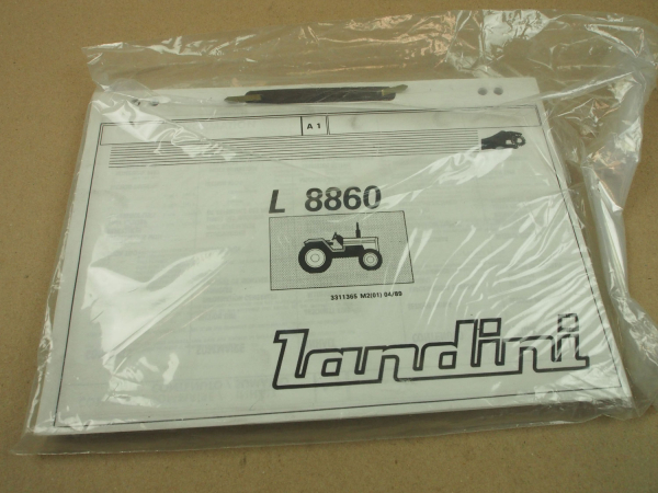 Landini L8860 Schlepper Ersatzteilliste 1989 Parts List Pieces Rechange Ricambio