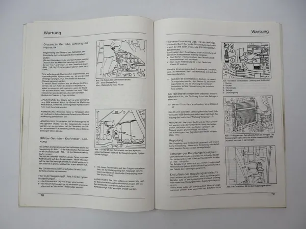 Landini Legend 105 115 130 145 165 Top Techno Delta-Six Betriebsanleitung 1999