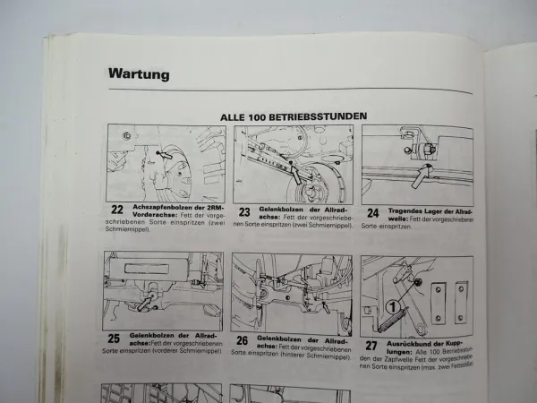 Landini Serie 80 Evolution 6880 7880 8880 9880 Schlepper Betriebsanleitung 1998