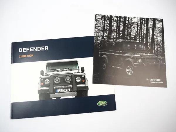 Landrover Defender TD5 bis BJ 2007 Zubehör Prospekt Preisliste 2006
