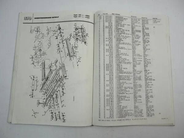 Landsberg Siloplus 43-5 45-5 Ladewagen Ersatzteilliste Ersatzteilkatalog