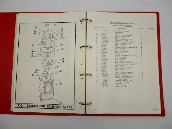 Lansing Bagnall FRES 2.1 Reach Fork Truck Operating Manual Parts List