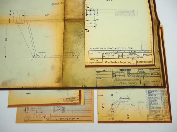Lanz Alldog A1315 Geräteträger mit Dieselmotor MWM AKD10Z Foto Einbau 1962/64