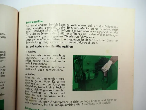 Lanz Hela AE AZ Dieselmotor für D 225 230 Betriebsanleitung Ersatzteilliste