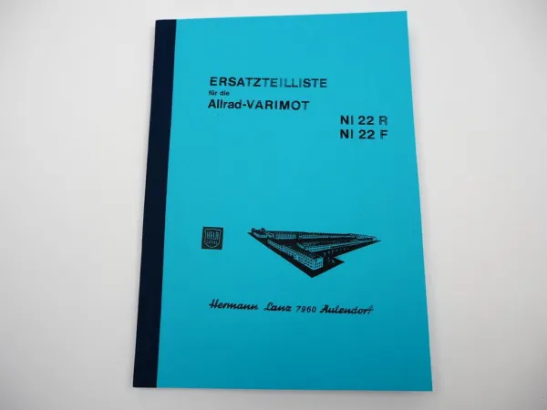 Lanz Hela Allrad Varimot NI 22 R/F Ersatzteilliste