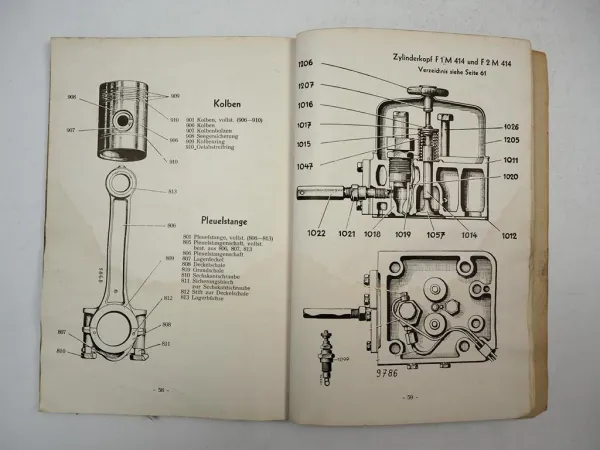 Lanz Hela D11 D38 Schlepper Ersatzteilkatalog Ersatzteilliste mit Deutz Motor