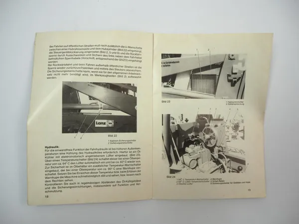 Lanz Zetcat LL 50 60 Lader Betriebsanleitung Bedienungsanleitung 1982