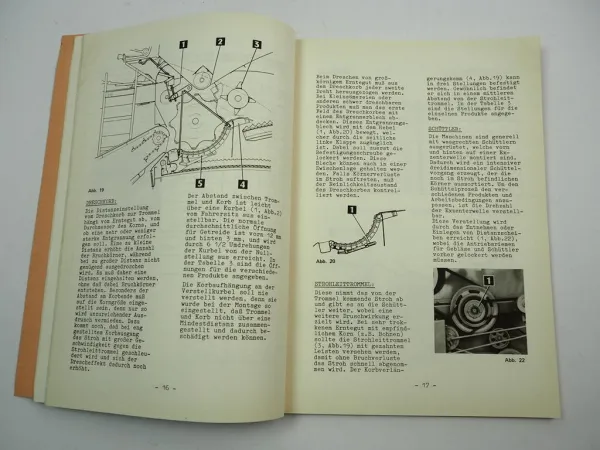 Laverda M112 Mähdrescher Betriebsanleitung Bedienungsanleitung 1977