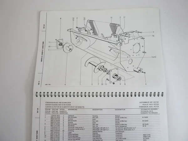 Lely Welger D 4060 6060 Packenpresse Ersatzteilliste Spare Parts List 2002