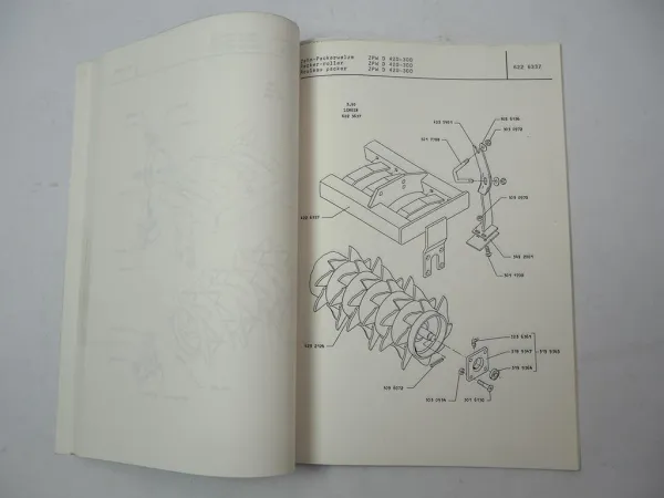 Lemken Zirkon 6 Kreiselegge Ersatzteilliste Spare Parts List 1994