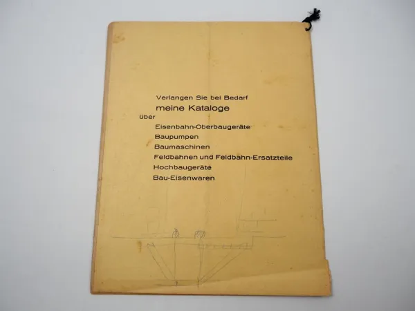 Leo Ross Düsseldorf Geräte für Tiefbau Strassenbau Lampen Petromax Katalog 1934