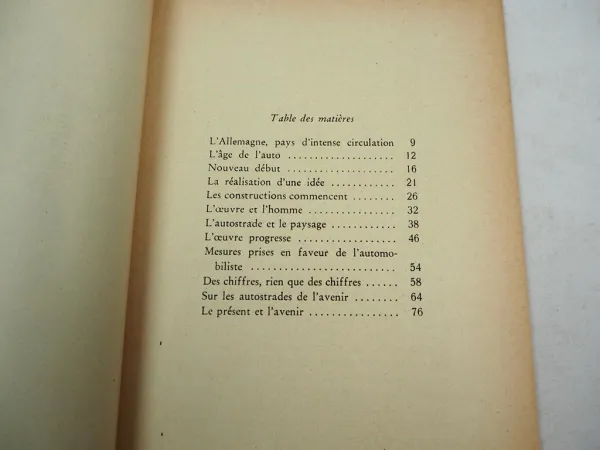 Les autostrades de lAllemagne H. Pflug Frankreich 1941 Deutsche Autostrassen