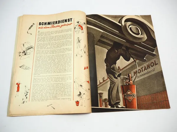 Leuna Magazin Öl Benzin Gasolin 1930er Jahre