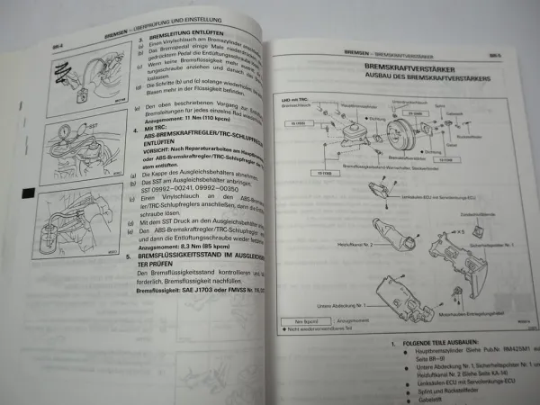 Lexus LS400 UCF20 V8 ab 1996 Werkstatthandbuch Reparaturanleitung Ergänzung