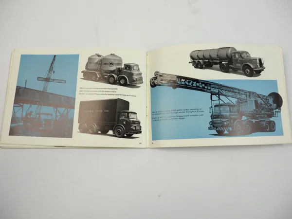 Leyland LKW Nutzfahrzeuge Gesamtprogramm Prospekt Brochure 1965 engl.