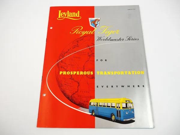 Leyland Royal Tiger Wordmaster Bus Series brochure 1965 Prospekt