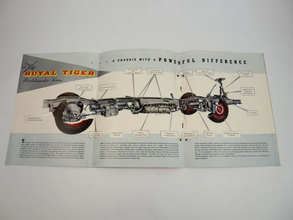 Leyland Royal Tiger Wordmaster Bus Series brochure 1965 Prospekt