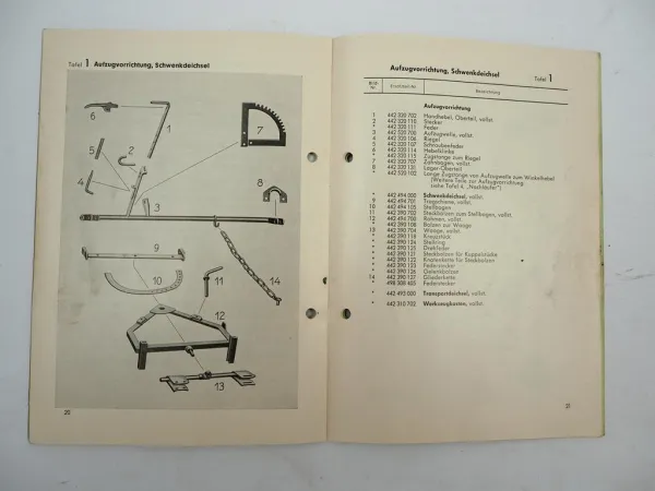 LFE OK5S Vielfach Heugerät Betriebsanleitung Ersatzteilliste Prospekt 1960