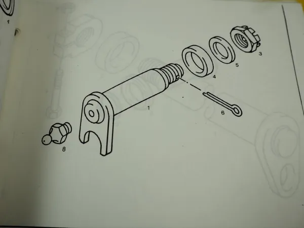 Liebherr A310 Typ 702 Bagger u Motor Ersatzteilliste Spare Parts List 1994