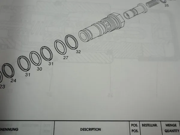 Liebherr A900B Litronic 662 Bagger u Motor Ersatzteilliste Spare Parts List 1998