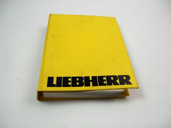 Liebherr A900B Litronic 662 Bagger u Motor Ersatzteilliste Spare Parts List 1998