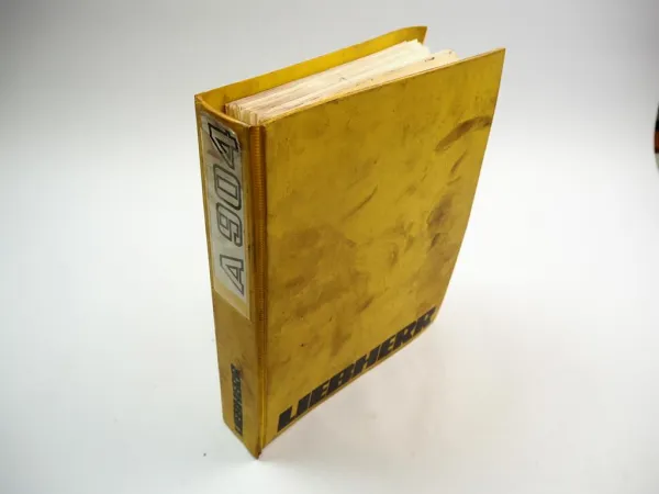 Liebherr A904 Litronic 666 Bagger u Motor Ersatzteilliste Spare Parts List 2001