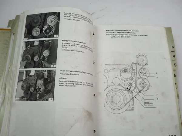 Liebherr D904 914 924 / 906 916 926 Motor Werkstatthandbuch Reparaturanleitung