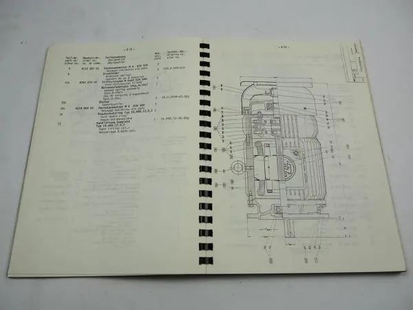 Liebherr Form 63K Turmdrehkran Ersatzteilkatalog Spare Parts List Pieces de rechange
