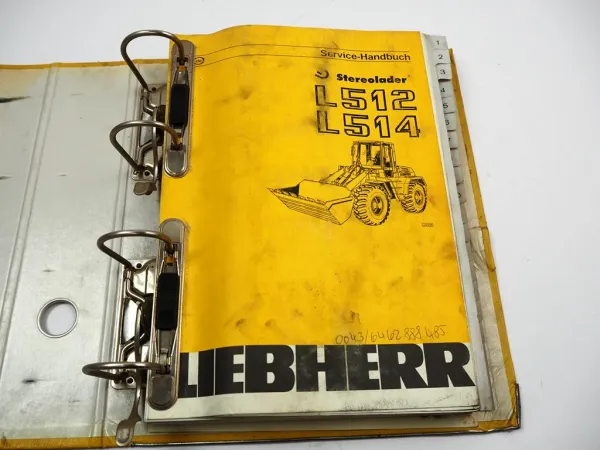 Liebherr L512 L514 Stereolader Service Handbuch Werkstatthandbuch Technische Beschreibung