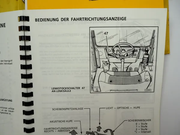 Liebherr L541 Radlader Betriebsanleitung Ersazteilliste für Ausrüstung Motor