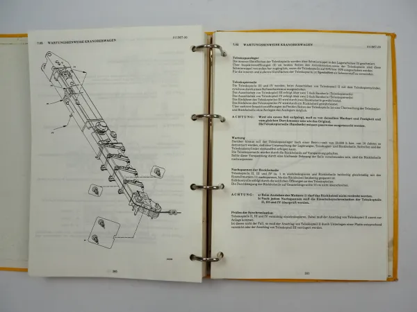Liebherr LTM 1090 Mobilkran Betriebsanleitung Wartung Technische Daten 1993
