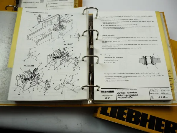 Liebherr PR712 722 732 742 752 Serie2 Litronic Service Handbuch Werkstatthandbuch