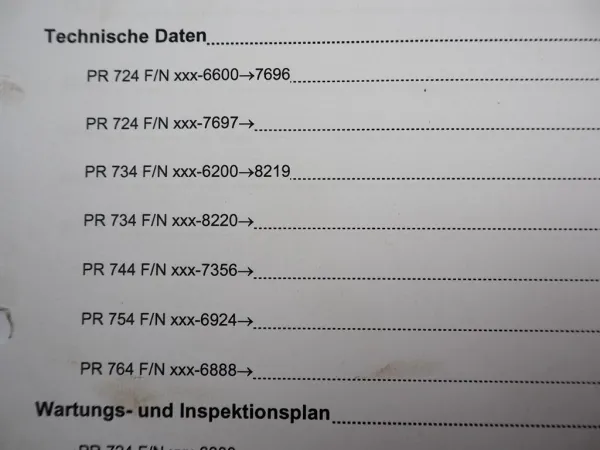 Liebherr PR724 734 744 754 764 Serie4 Litronic Service Handbuch Werkstatthandbuch