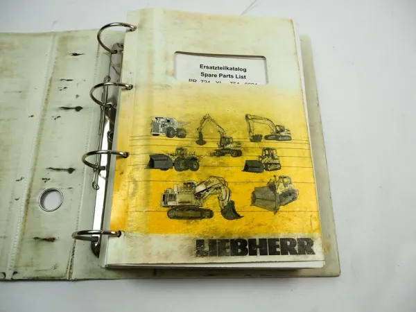 Liebherr PR724 XL Planierraupe 754 Ersatzteilliste Spare Parts List Ersatzteilkatalog