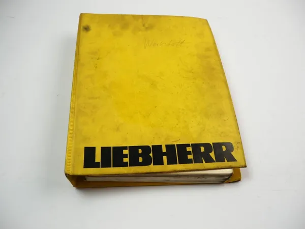 Liebherr PR732 L Litronic Typ 412 Planierraupe Betriebsanleitung Ersatzteilliste